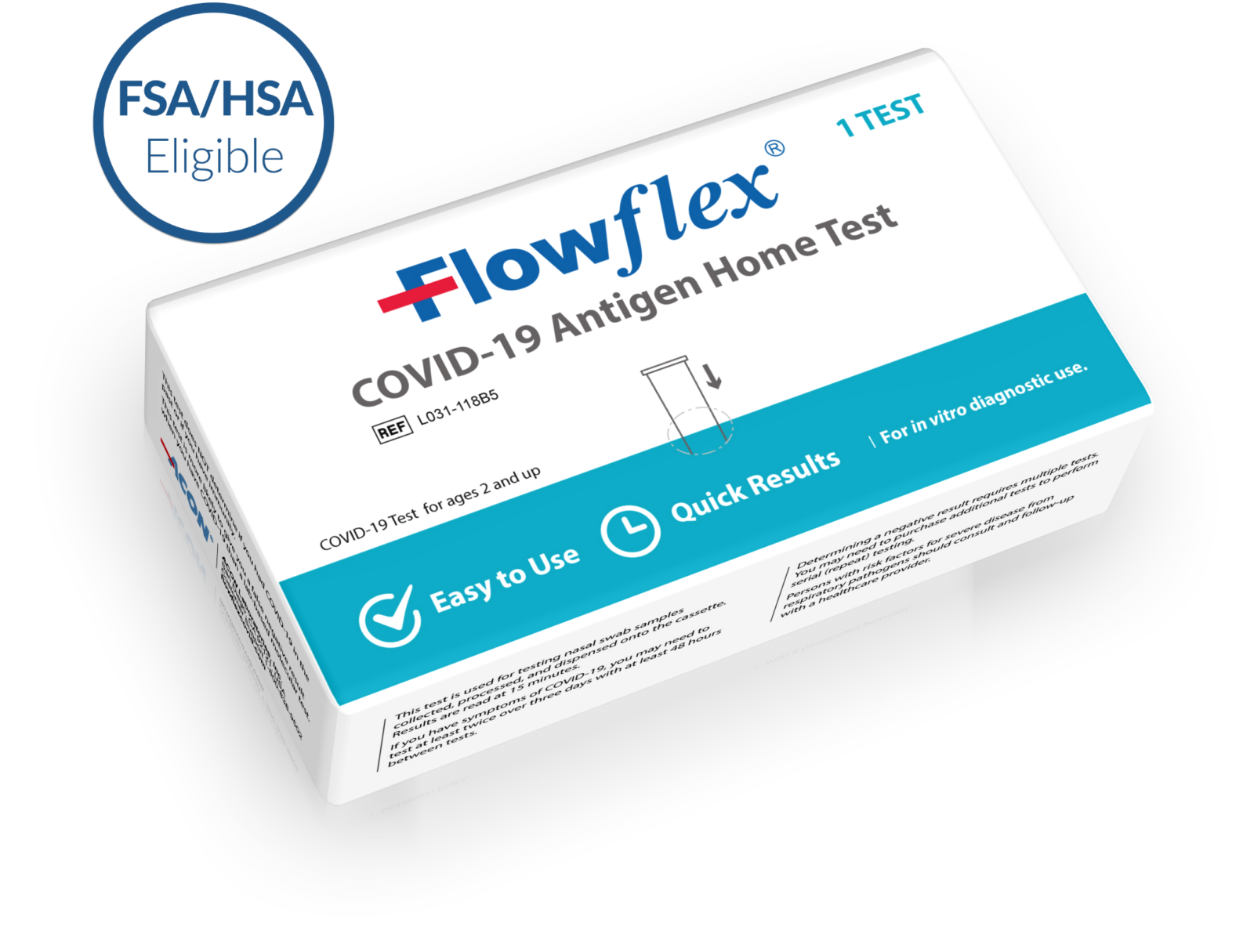 The Flowflex™ COVID-19 Antigen Home Test